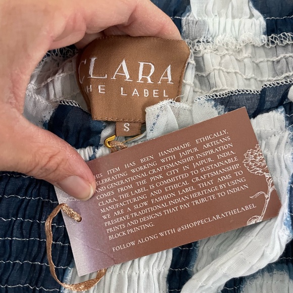 Clara the Label Blue and White Maxi Dress - Picture 3 of 5